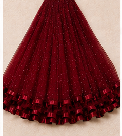 Maroon lehenga