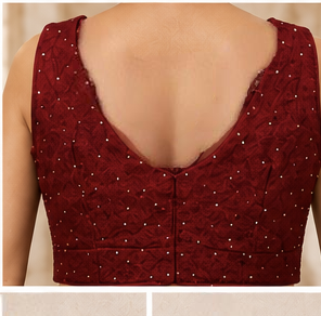 Maroon lehenga