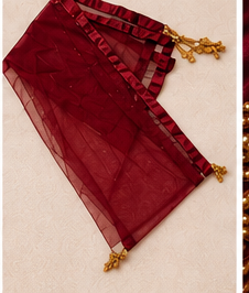 Maroon lehenga