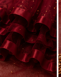 Maroon lehenga